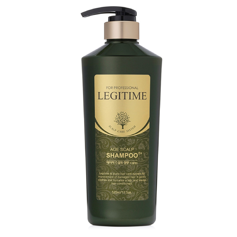 Dâu gội thảo dược ngăn rụng tóc hói đầu Legitime Age Scalp Shampoo 520g