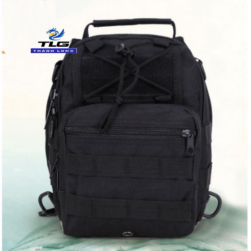 Túi đeo ngực thời trang và thắt lưng dù chiến thuật Thành Long TLG tặng móc khóa da thật K 550