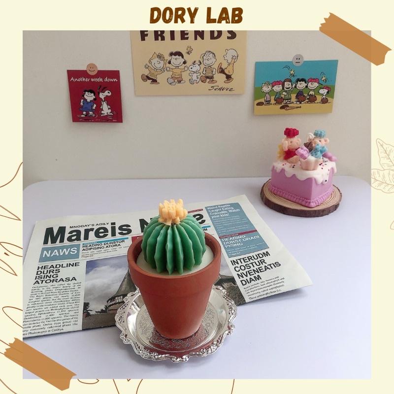 Nến Thơm Handmade Chậu Xương Rồng Nhiều Mẫu, Trang Trí Theo Yêu Cầu - Dory Lab