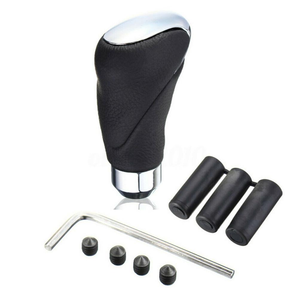 Universal Gear Lever Knob Shifter Adapter Head Durable Black