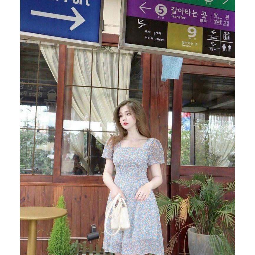 Đầm Hoa Nhí Basic Đơn Giản, Nhẹ Nhàng, Xinh Xắn