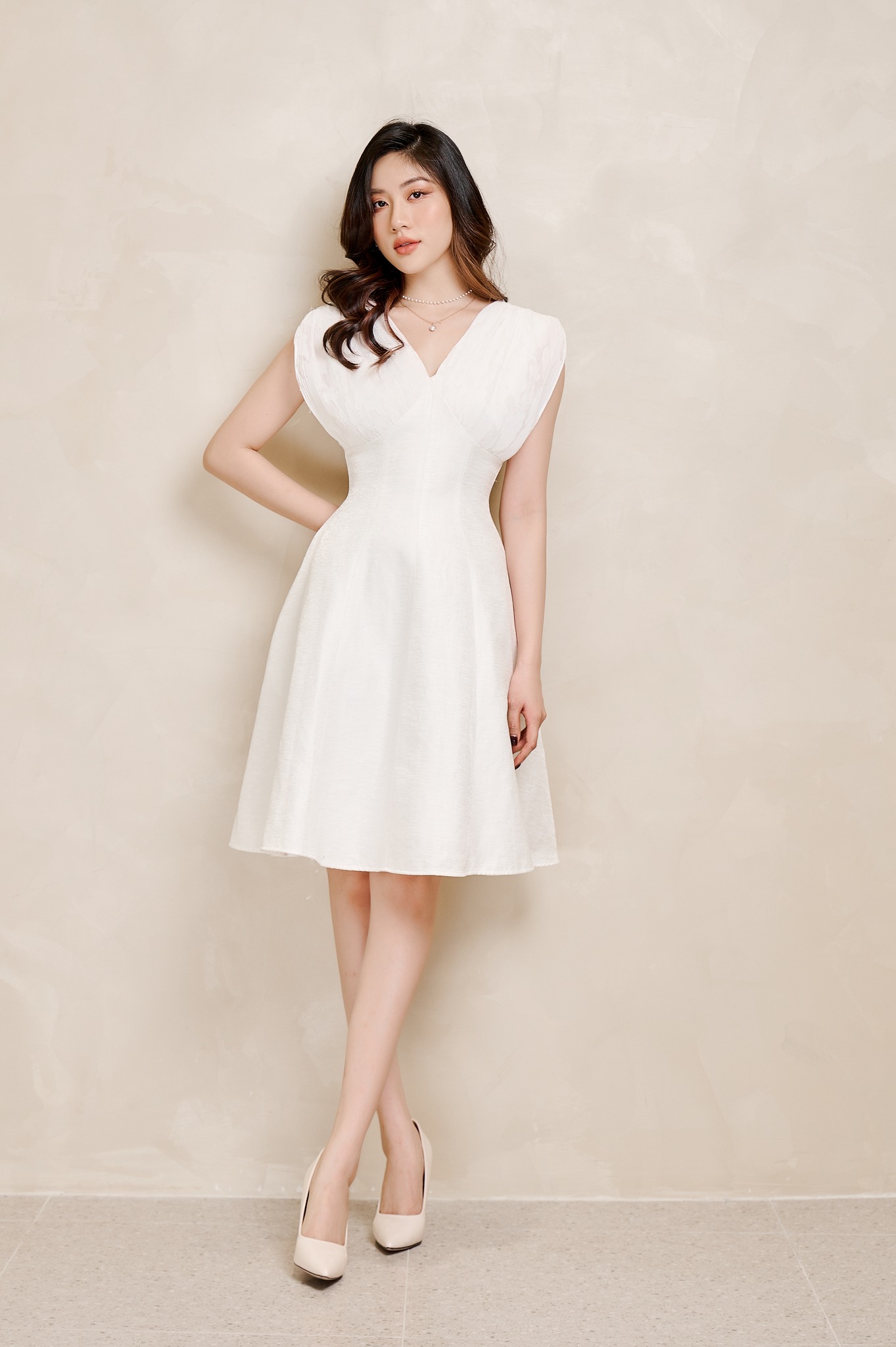 OLV - Đầm Emma White Dress