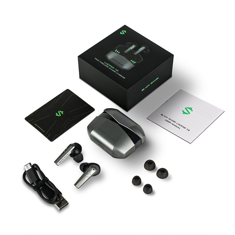 [Hàng Chính Hãng] Tai nghe Gaming Bluetooth TWS Xiaomi Black Shark Lucifer T2 độ trễ cực thấp 45Ms