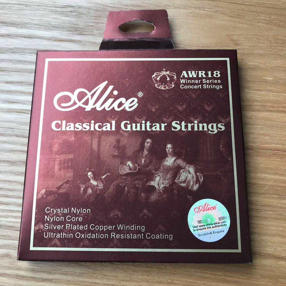 Dây đàn guitar classic Alice AWR18 - Dây size 11 loại thông dụng - Đặt hàng tặng pick