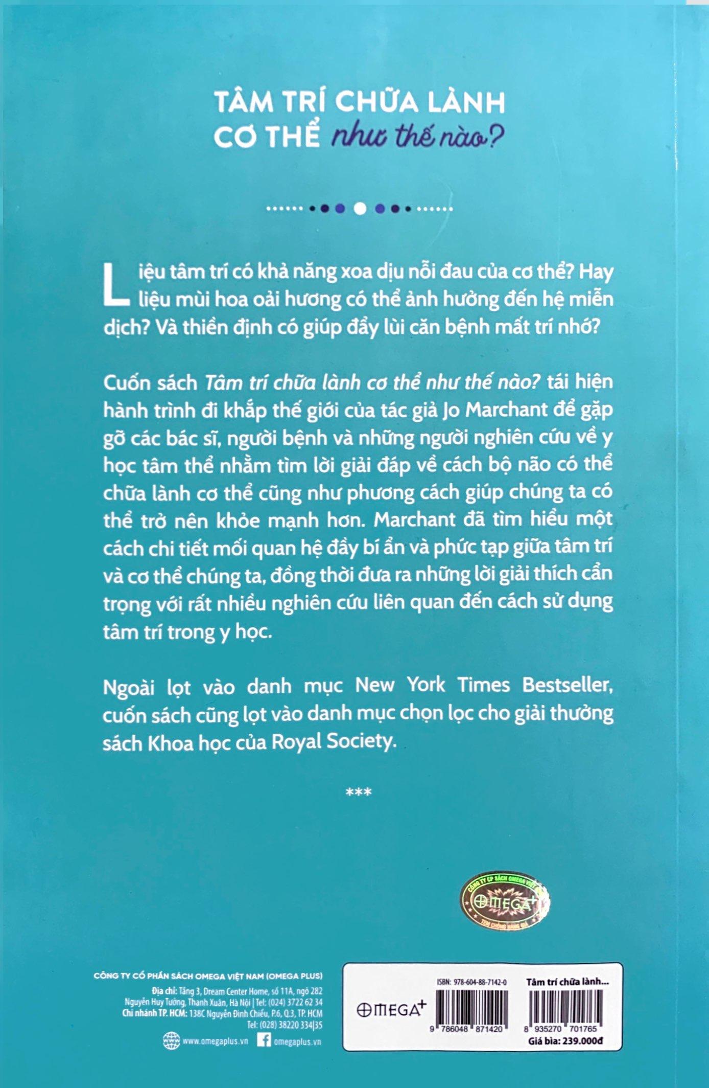 Tâm Trí Chữa Lành Cơ Thể Như Thế Nào