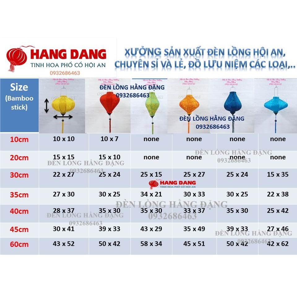 Đèn lồng Hội an dáng Ú *GIÁ TẬN XƯỞNG* size 30cm , 35cm, 45cm trang trí nhà cửa, trong nhà và ngoài trời