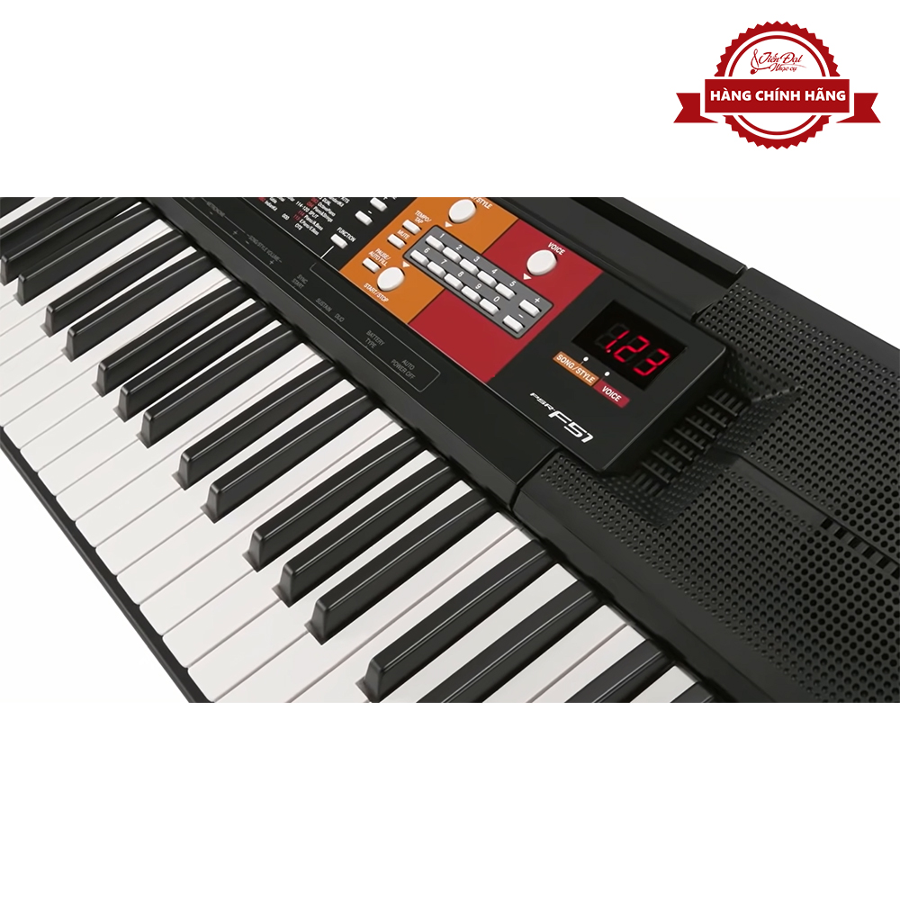 Đàn Organ Yamaha PSR-F51 Phù Hợp Với Những Người Mới Bắt Đầu (Đàn+ Nguồn) - Hàng Chính Hãng