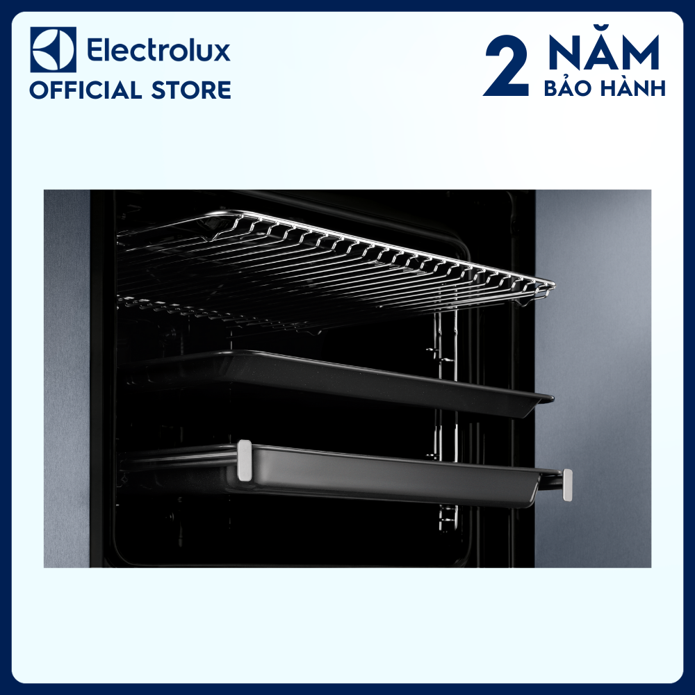 Lò nướng âm tủ Electrolux 60cm UltimateTaste 500 dung tích 72L KODGH70TXA, Công nghệ nướng hơi nước tiên tiến [Hàng chính hãng]