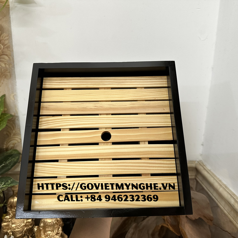 Khay gỗ trang trí món ăn - Khay gỗ trang trí sushi sashimi cho nhà hàng Nhật - Gỗ Thông