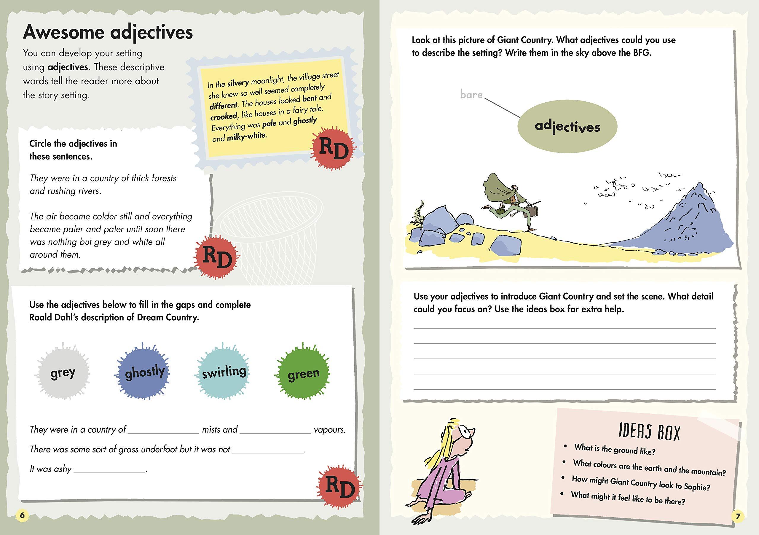 Roald Dahl's Creative Writing With The BFG: How To Write Splendid Settings (Roald Dahl Creative Writing)