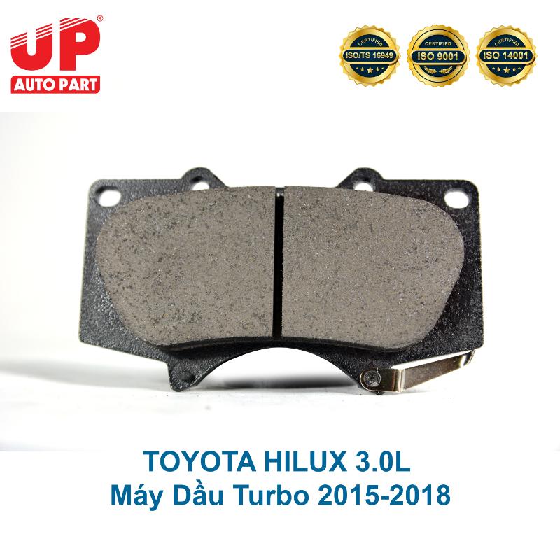 Má phanh bố thắng đĩa trước TOYOTA HILUX 3.0L Máy Dầu Turbo 2015-2018