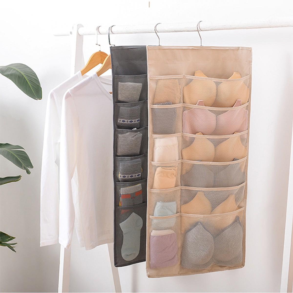 Túi Đựng Đồ Lót, Tất Vớ, 2 Mặt Có Móc Treo - Loại Tốt
