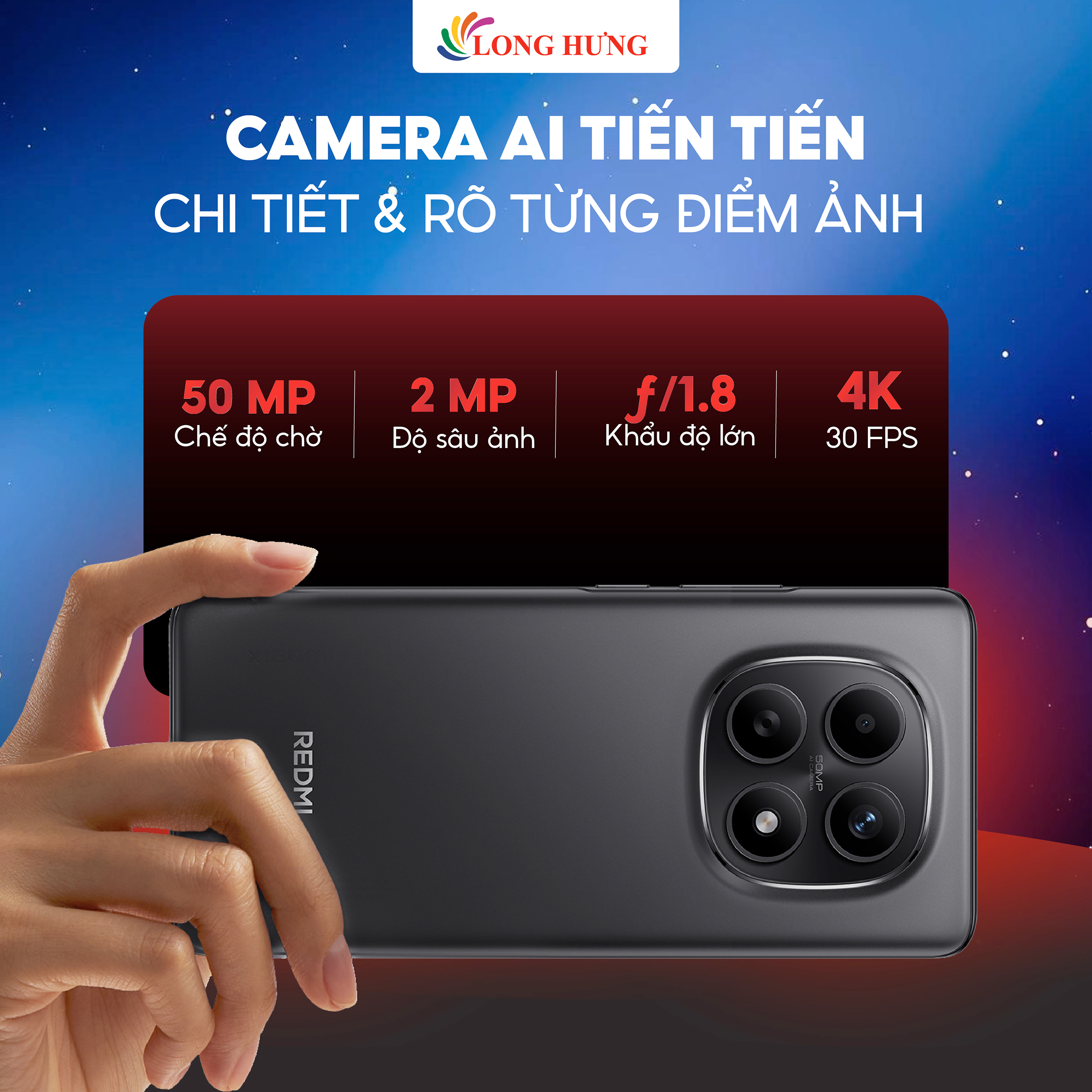 Điện thoại Xiaomi Redmi Note 15 (8GB/256GB) - Hàng chính hãng