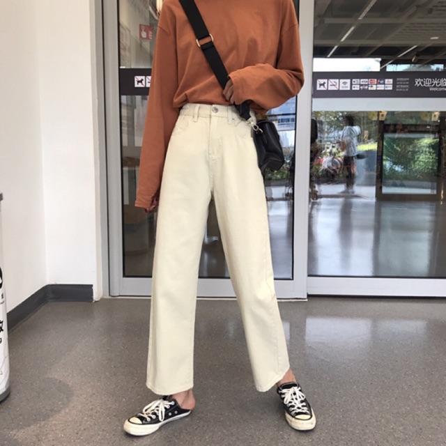 Quần khaki basic ống suông 2021