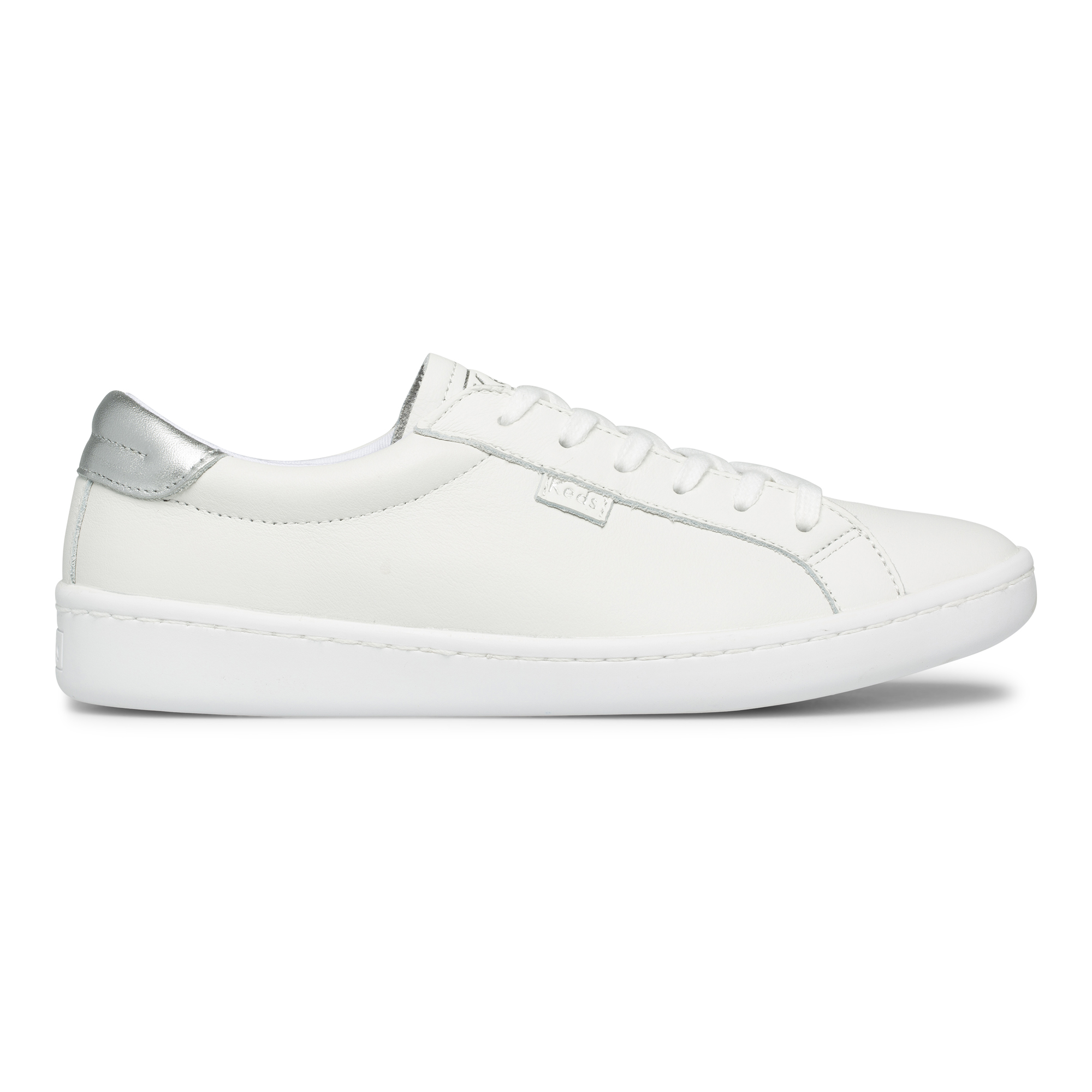 [NEW] Giày Keds Nữ- Ace Leather White Siliver- KD065949