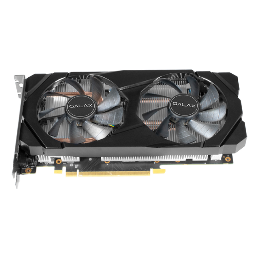 Card Màn Hình VGA Galax GeForce GTX 1660Ti 1 Click OC 6GB GDDR6 60IRL7DSY91C 192bit 2 Fan DP HDMI DVI D - Hàng Chính Hãng