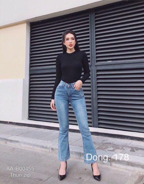 Quần jean dài ống bass hàng Cao Cấp
