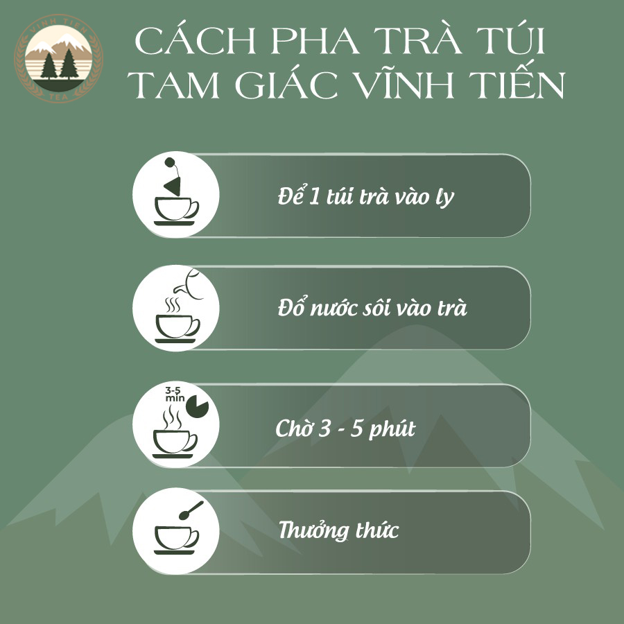 Trà Thảo Quyết Minh Túi Tam Giác Vĩnh Tiến (Hộp 15 Túi x 2,5g)