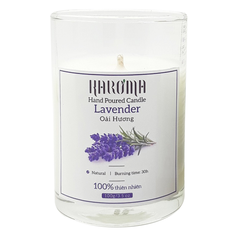 Nến Thơm Lavender Karoma (100g)