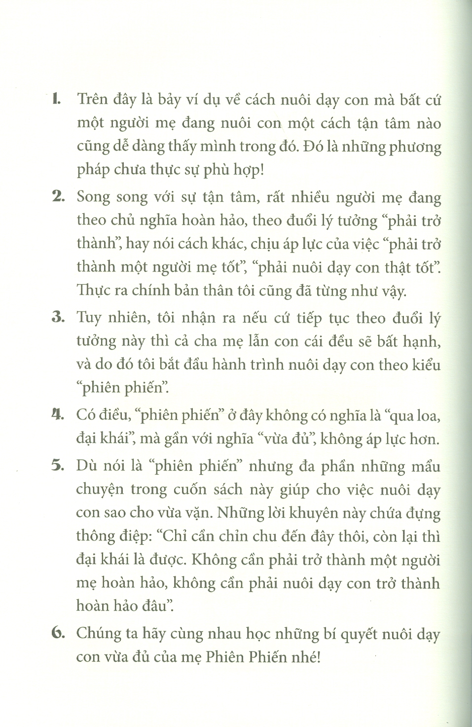 MẸ BIẾT ĐỦ, CON TỰ CHỦ