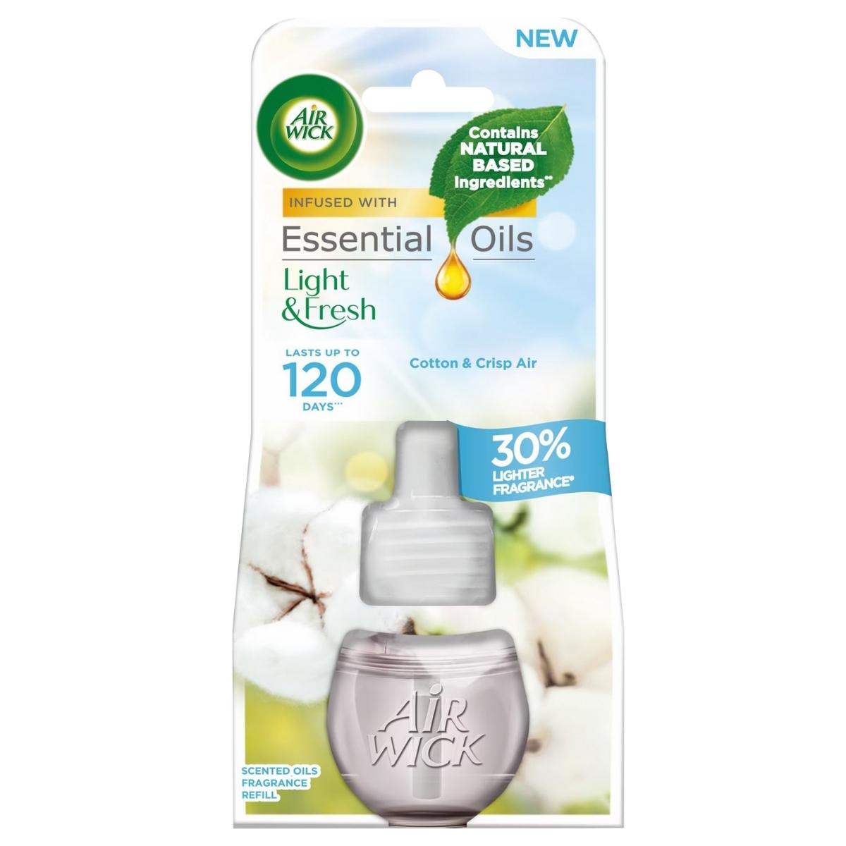 Chai tinh dầu cắm điện Air Wick Refill AWK3172 Cotton & Crisp Air 19ml , sử dụng điện 220V