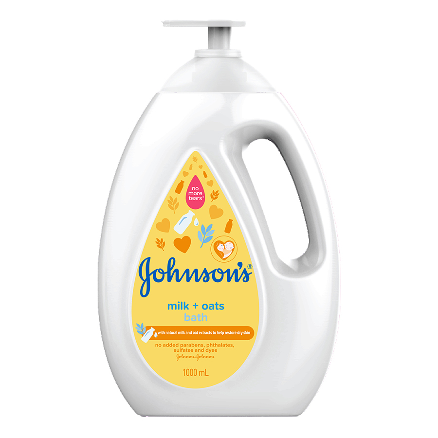 Sữa tắm Johnson's Baby chứa sữa và gạo (1000ml)