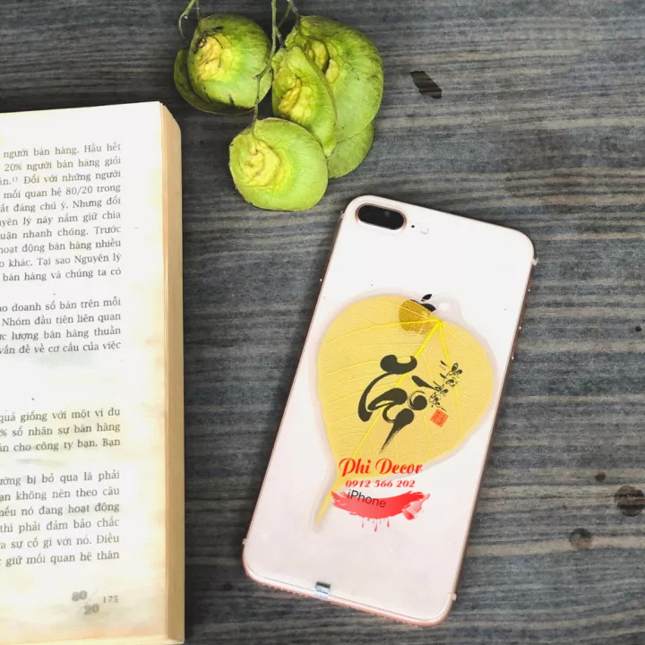 - LÁ Bồ Đề Tài Lộc - Chữ TÀI