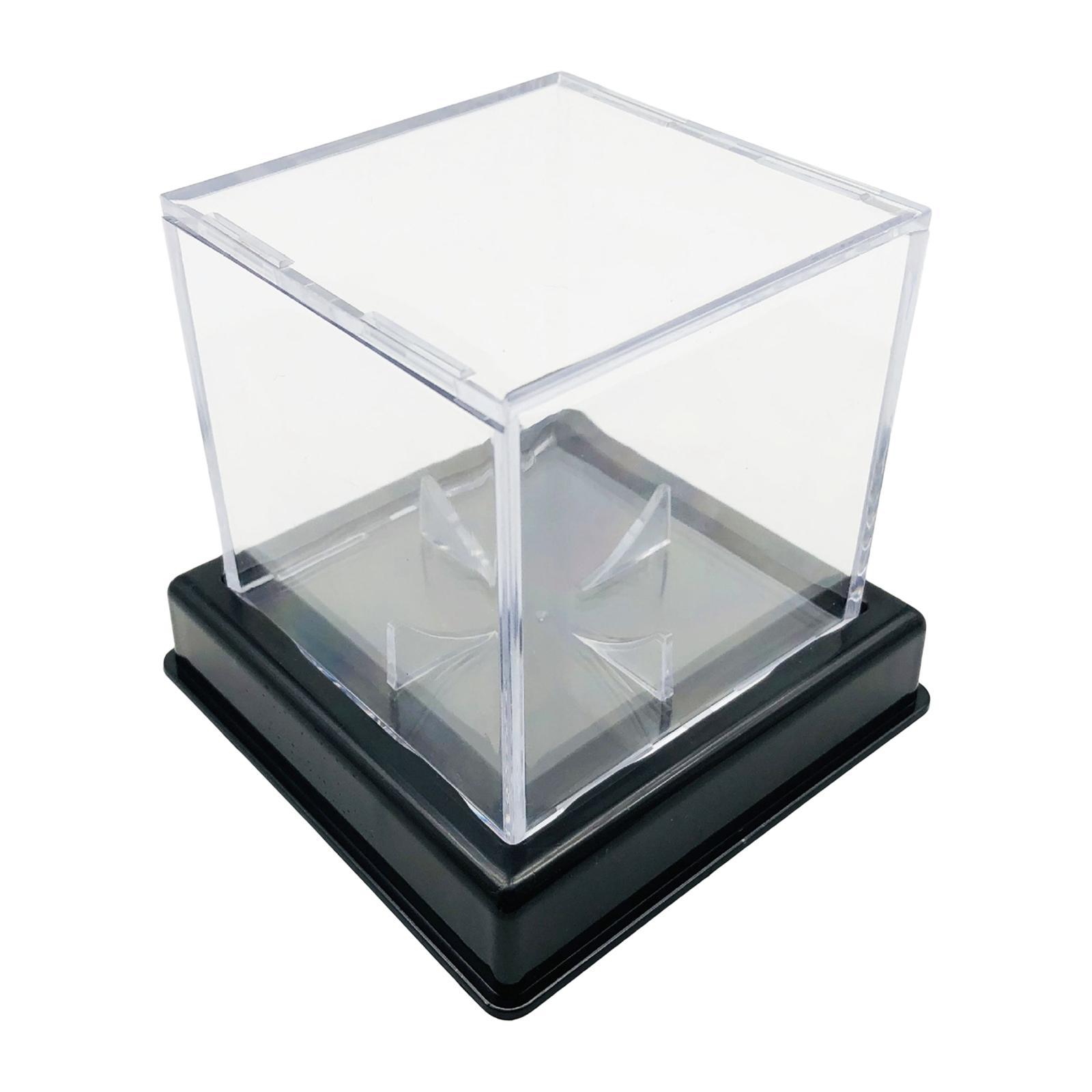 2Pcs Acrylic Baseball Holder Visual Collector for Restaurant