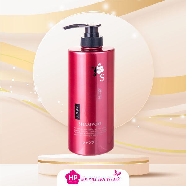 Dầu Gội Đầu Từ Hoa Trà Phục Hồi Tóc Khô Xơ Và Hư Tổn Shikioriori Shampoo (Chai 600 mL)