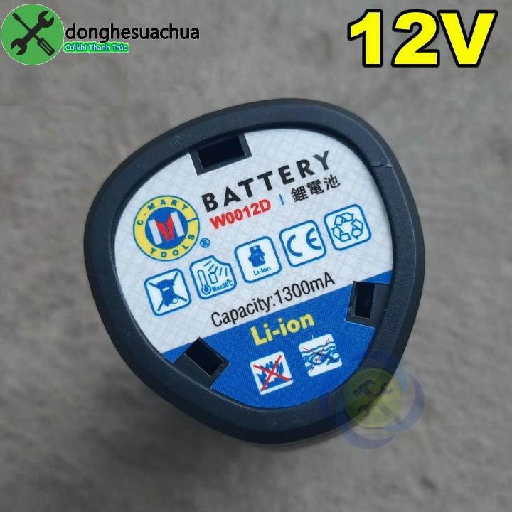 Pin dùng cho máy khoan 12V LI-ION C-Mart W0012D