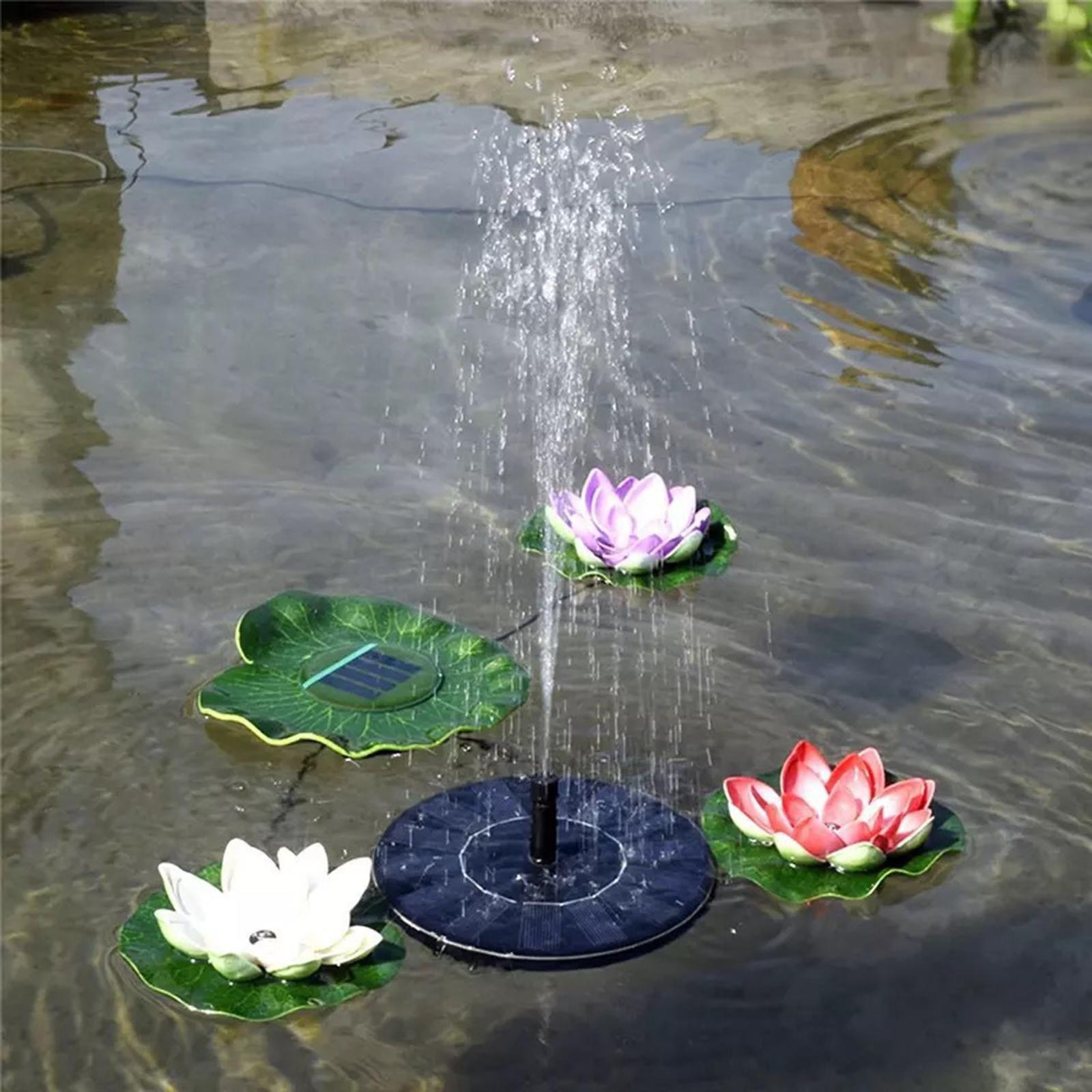 2x Powered Fountain Bird Bath Water Pump for Garden Pond Aquarium Decoration