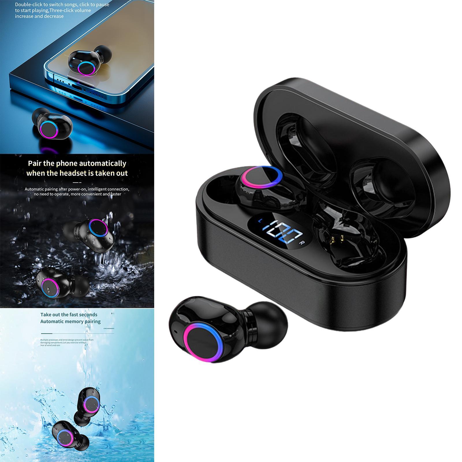 Wireless 5.2 Gaming Noise Cancelling Deep Bass Black