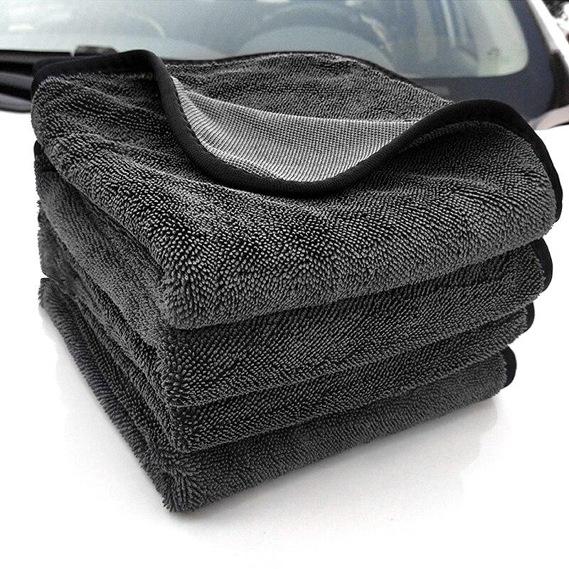 Phụ kiện rửa xe Coral Fleece Auto Towel Dày Detailing Vệ sinh Chăm sóc xe Giặt sạch Vải