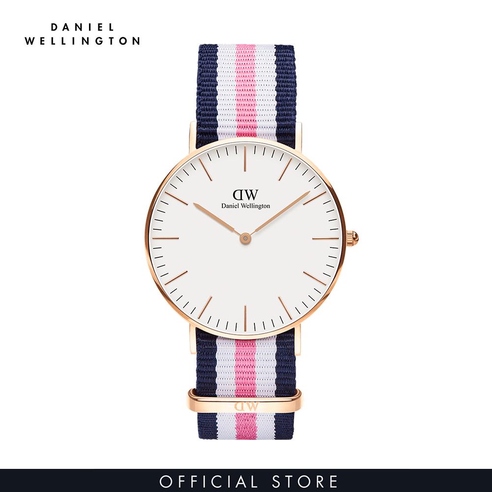 Đồng hồ Nữ Daniel Wellington dây Vải tổng hợp - Classic Southamptn 36 mm DW00100034