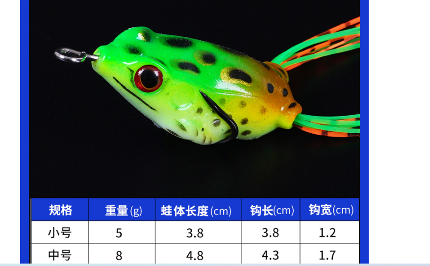 Mồi nhái nhãy chuyên lure lóc, trê,...