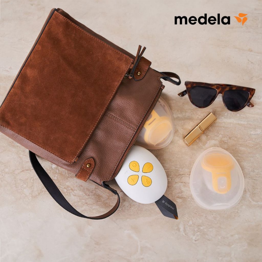 Máy hút sữa Medela Duo Hands Free | Có pin sạc tích hợp, thiết kế nhỏ gọn, chân sạc USB-C