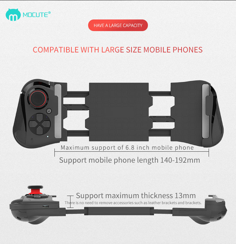 ROGTZ Tay Cầm Chơi Game Mobile Bluetooth 058 - Hàng Nhập Khẩu