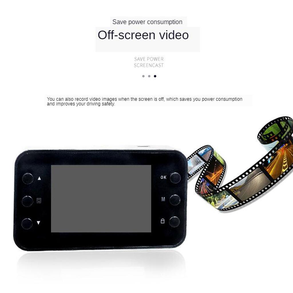 2.4\'\' HD Dash Cam Recorder Car Video Recorder Cycle Recording