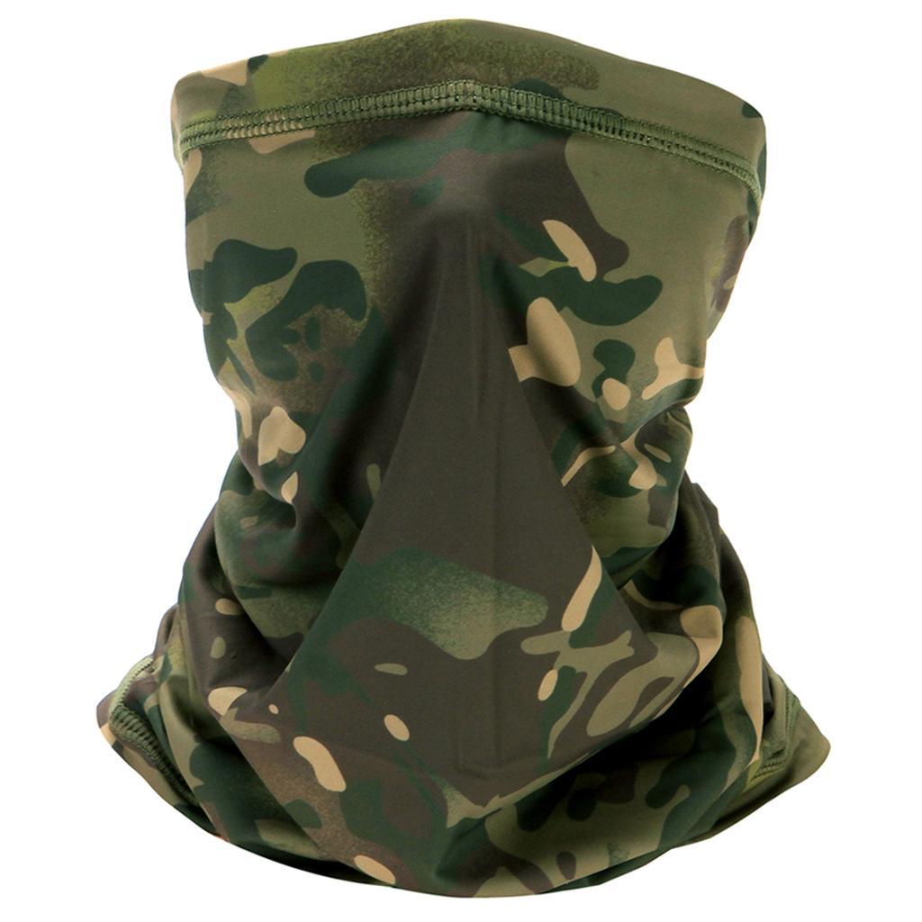 2x Silk Like Cycling Face Guard Balaclava Soft Scarf Biking Neck Warmer Headwear