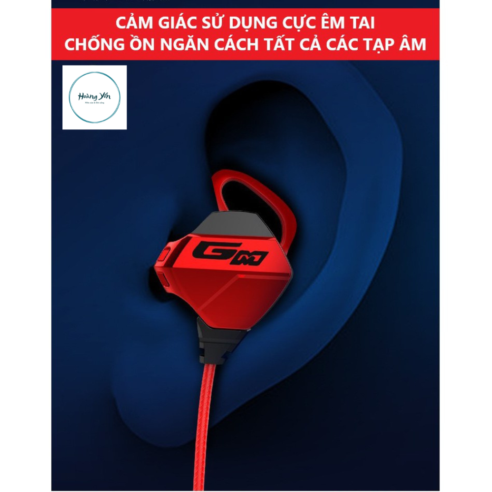 Tai Nghe Nhét Tai Gaming G10 NEW Pro 2022 Chống Ồn Cao Cấp Siêu Ngầu Dùng Cho Cả Máy Tính, Điện Thoại, Có Mic Rời