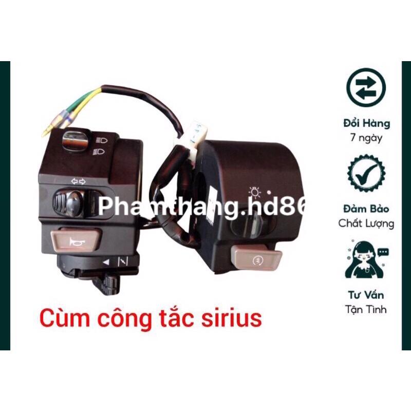 Cùm công tắc sirius , công tắc sirius 2 bên