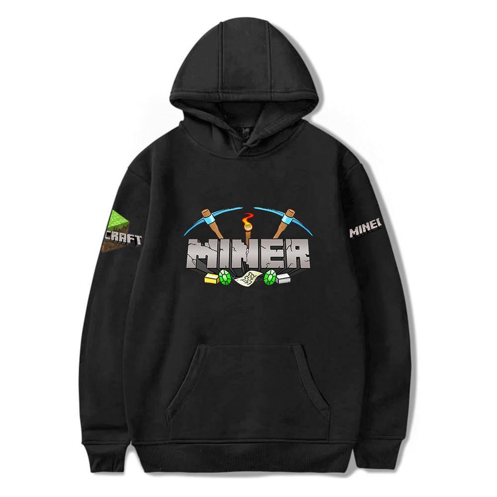 Mâu áo Hoodie game Minecraft Miner mẫu mới siêu chất