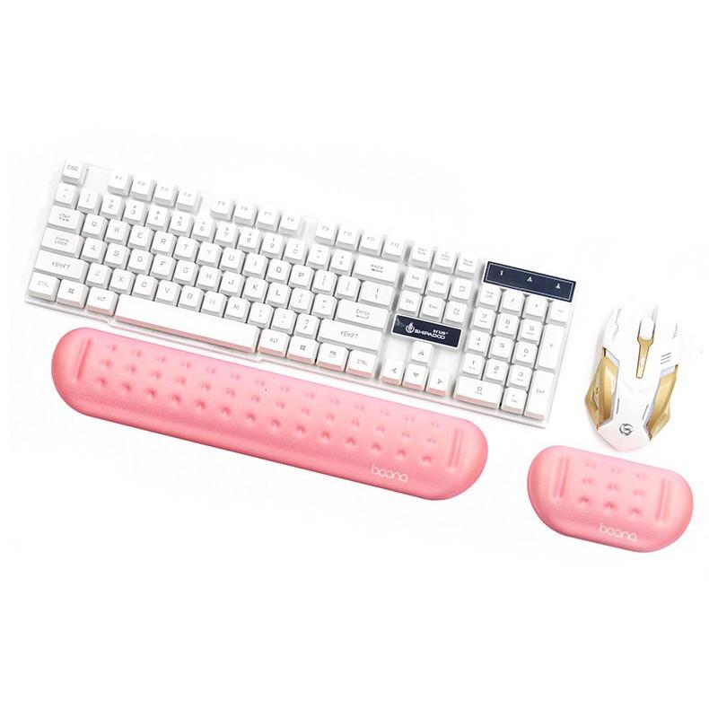 Đệm kê tay chống mỏi cổ tay cho bàn phím và chuột máy tính Baona