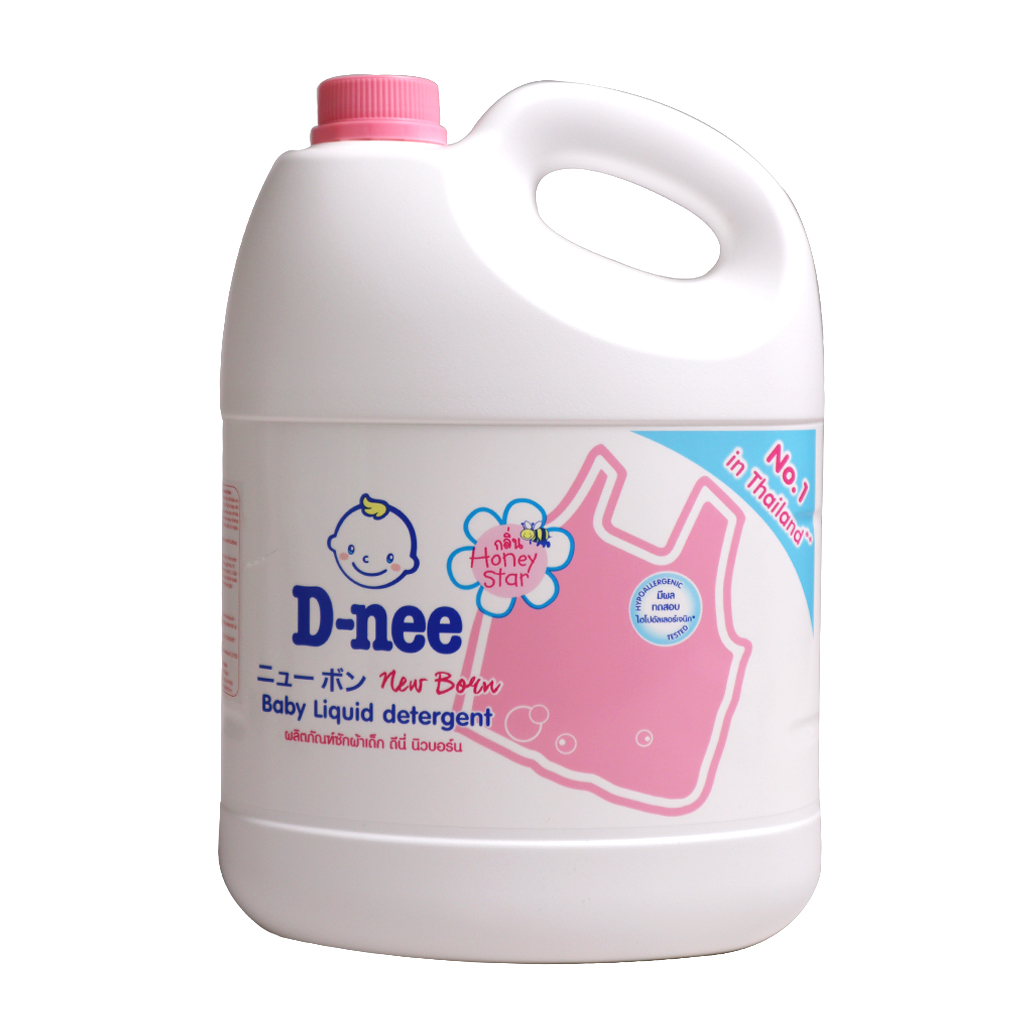 Nước Giặt Quần Áo Em Bé D-Nee Hồng Chai 3L - [8851989060316]