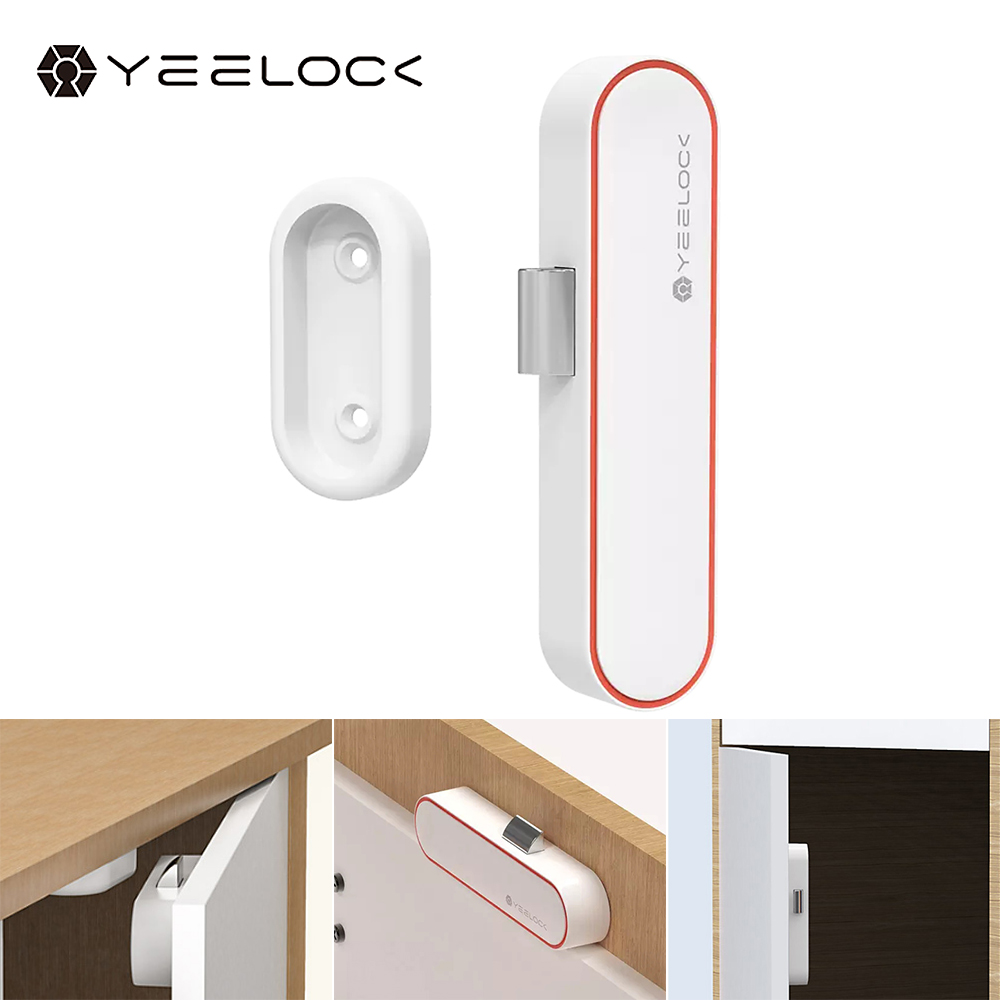 Xiaomi Youpin YEELOCK Smart Drawer Lock E Keyless Lock BT APP Management Anti-theft Children Safety Hidden Lock