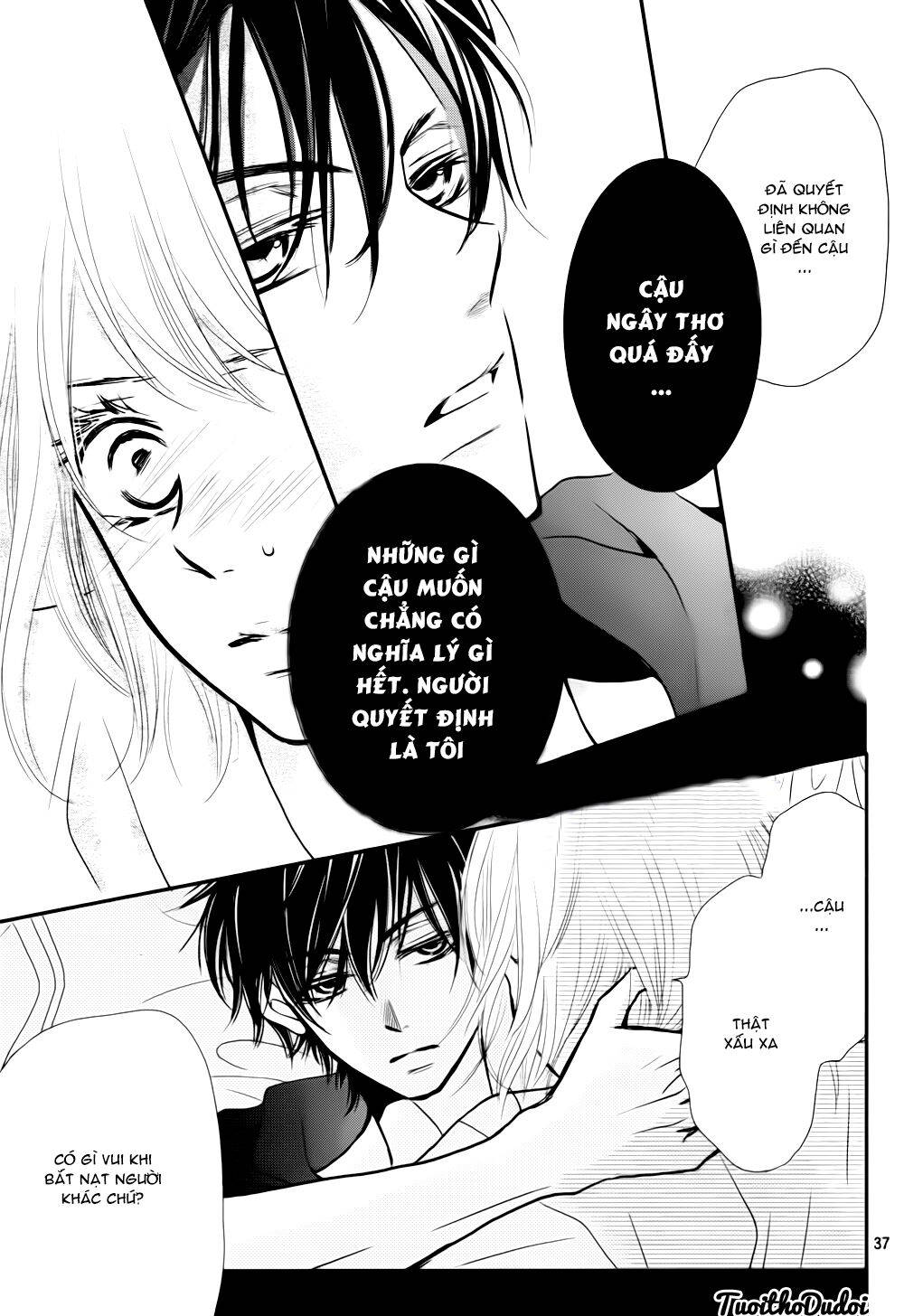 hắc quỷ và bạch hoàng tử chapter 9 36