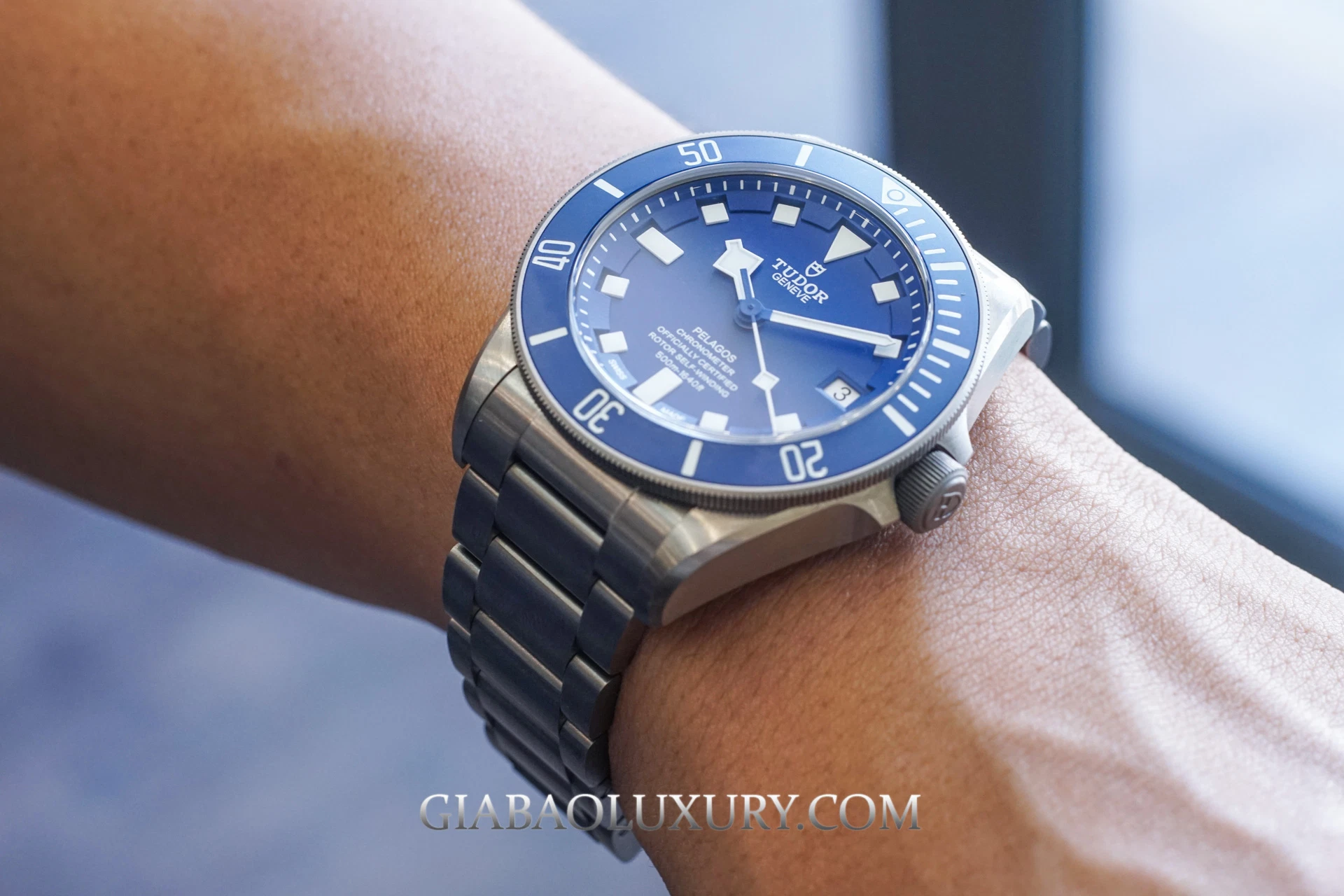 Đồng Hồ Nam Tudor Pelagos 25600TB-0001 - Máy Pin- Kim Trôi- Hàng Siêu Cấp BH 12Th