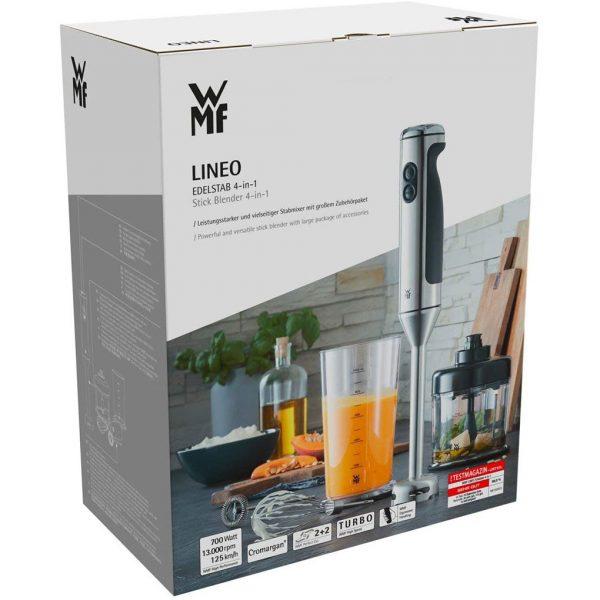 Máy Xay Cầm Tay WMF Lineo 4in1, 700W, Máy Xay Đồ Ăn Dặm cho Bé, Chất Liệu Thép Không Gỉ, 13000 Vòng Quay/phút, Nhập Đức