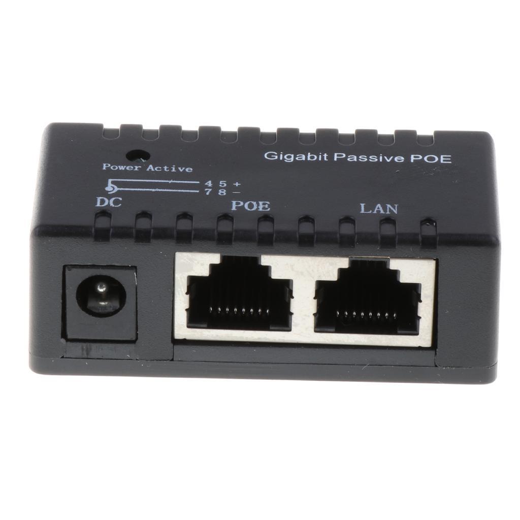 Gigabit Passive Poe Injector Accs Power Over Ethernet Adapter Wireless LAN