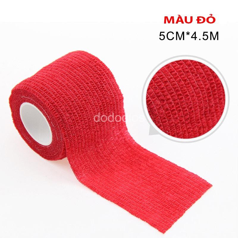 Băng Keo Thể Thao Tự Dính Đá Bóng Cuốn Cổ Chân Cổ Tay Cao Su Non Vải Chống Chấn Thương - Hàng chính dododios